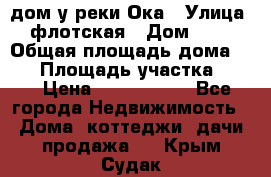 дом у реки Ока › Улица ­ флотская › Дом ­ 36 › Общая площадь дома ­ 60 › Площадь участка ­ 15 › Цена ­ 1 300 000 - Все города Недвижимость » Дома, коттеджи, дачи продажа   . Крым,Судак